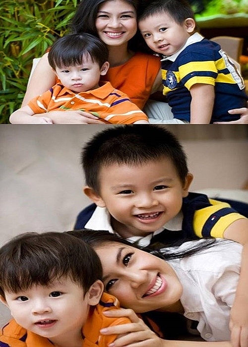 Hai quý tử bảnh như hotboy của Phước Sang - Kim Thư