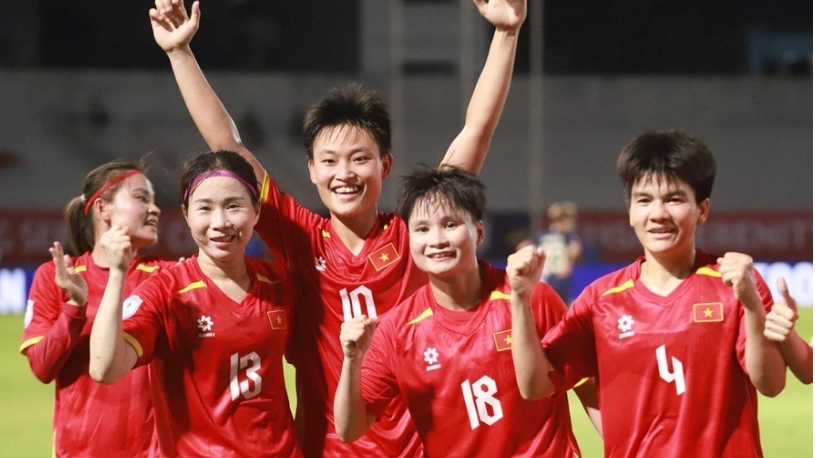 Hạ Thái Lan, tuyển nữ Việt Nam vào bán kết AFF Cup 2025