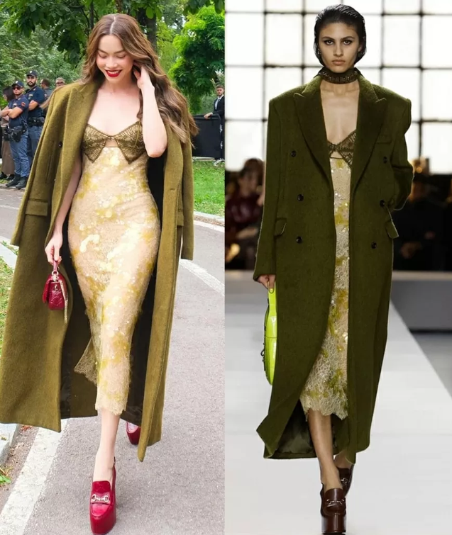 Ca sĩ Hồ Ngọc Hà diện thời trang Gucci đẹp không kém mẫu hãng trên sàn diễn Ca sĩ Hồ Ngọc Hà diện thời trang Gucci đẹp không kém mẫu hãng trên sàn diễn