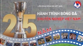 Khám phá ‘25 năm hành trình bóng đá chuyên nghiệp Việt Nam’