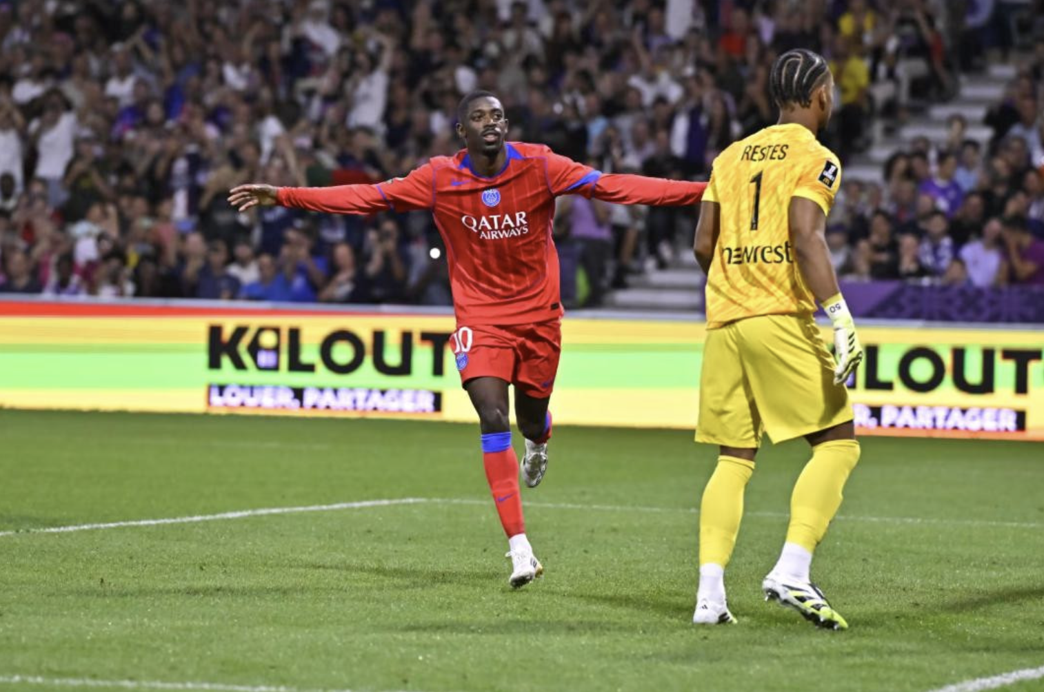 PSG thắng đậm Toulouse nhờ hat-trick siêu phẩm của Joao Neves