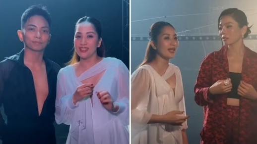 Tình bạn giữa Lệ Quyên - Khánh Thi phía sau MV mới