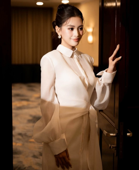 Nhan sắc rạng ngời của Hoa hậu Trần Tiểu Vy