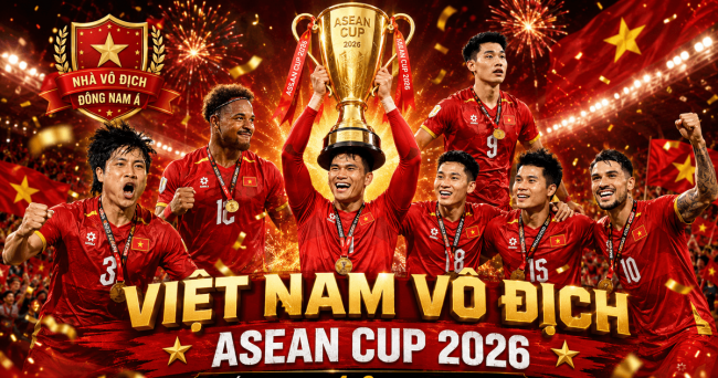 Báo chí Đông Nam Á nói gì khi Việt Nam vô địch ASEAN Cup 2026?