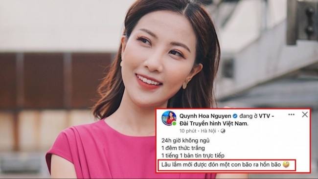 Nữ MC khóa Facebook sau vạ miệng 'được đón một cơn bão ra hồn bão'