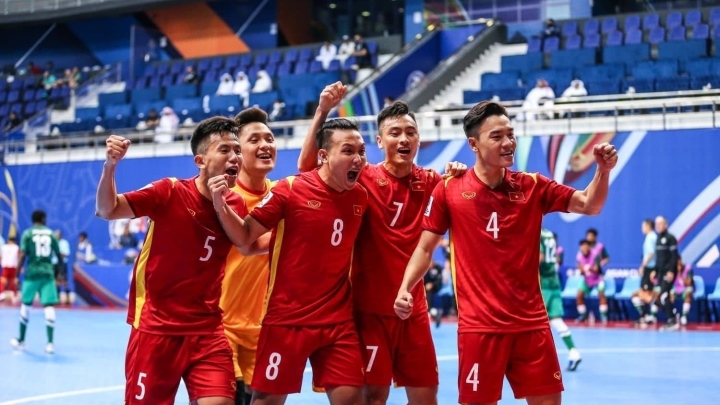Đánh bại Ả Rập Xê-út, tuyển Việt Nam bảo vệ ngôi đầu bảng futsal châu Á