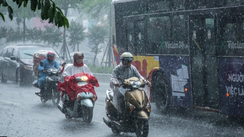 Thời tiết ngày 11/9: Mưa dông ở Bắc Bộ, Bắc Trung Bộ, Tây Nguyên và Nam Bộ