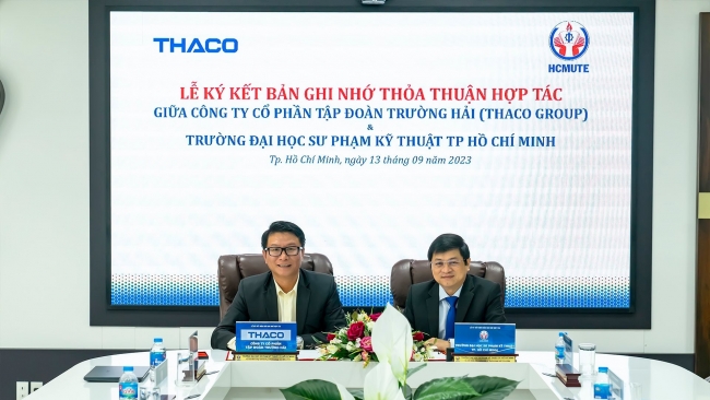 THACO và Trường Đại học Sư phạm Kỹ thuật TP. HCM ký kết thỏa thuận hợp tác nghiên cứu, đào tạo