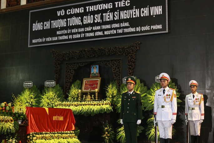 Tổ chức trọng thể Lễ tang cấp cao Thượng tướng Nguyễn Chí Vịnh, nguyên Thứ trưởng Bộ Quốc phòng