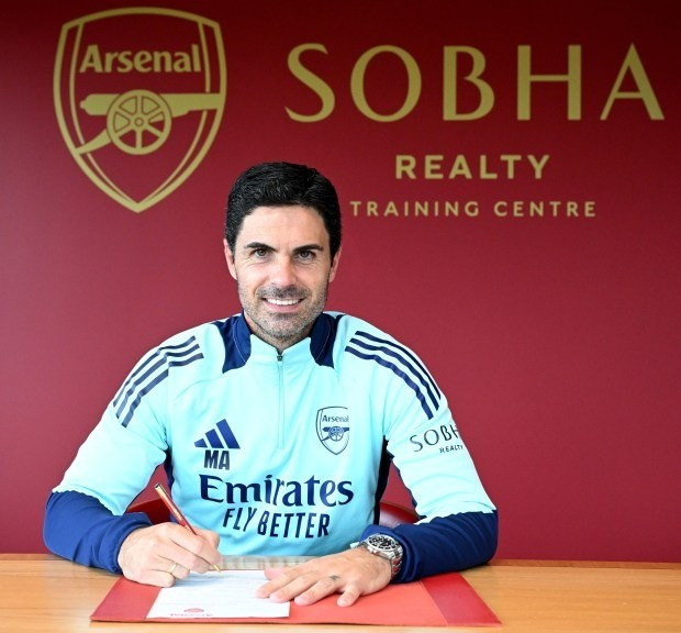 Arsenal nhận tin không thể vui hơn từ HLV Mikel Arteta