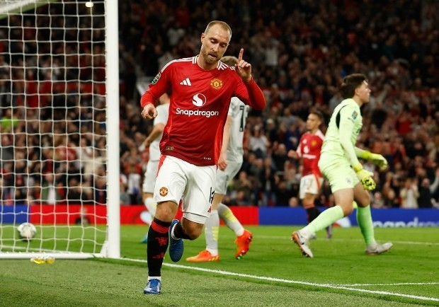 Man Utd vùi dập đội bóng hạng dưới ở Carabao Cup