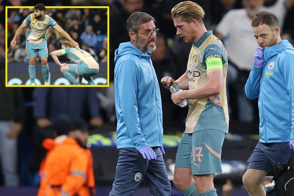 Man City mất De Bruyne ở "đại chiến" Arsenal