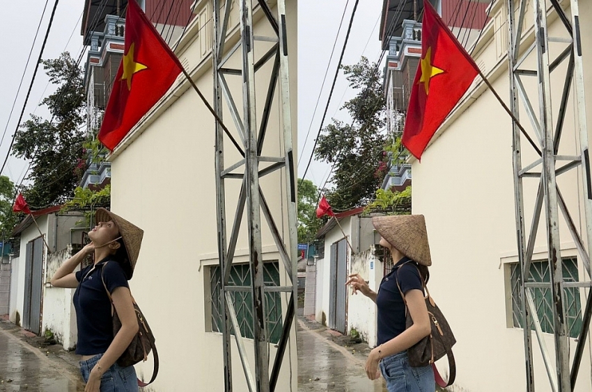 Hoa hậu Kỳ Duyên về quê nhà nghỉ lễ 2/9
