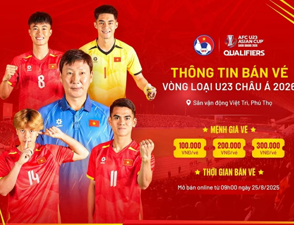 Lịch thi đấu của đội tuyển U23 Việt Nam tại vòng loại U23 châu Á 2026