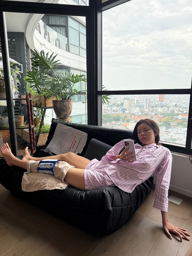 Siêu mẫu Minh Tú hiện ra sao sau chấn thương?