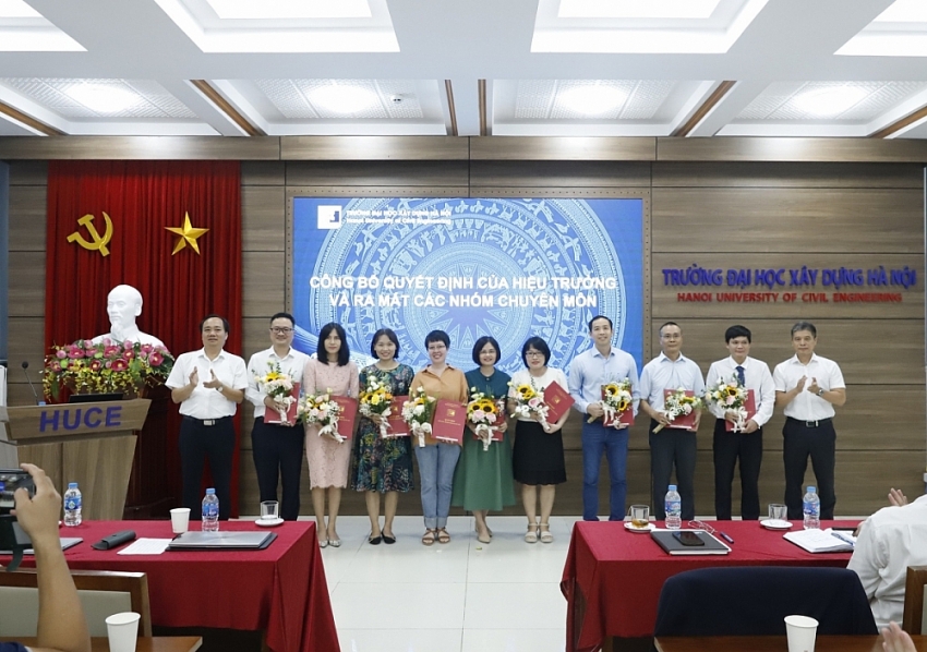 Trường Đại học Xây dựng Hà Nội: Bổ nhiệm Phó Viện trưởng Viện Địa kỹ thuật và Công trình, ra mắt các nhóm chuyên môn
