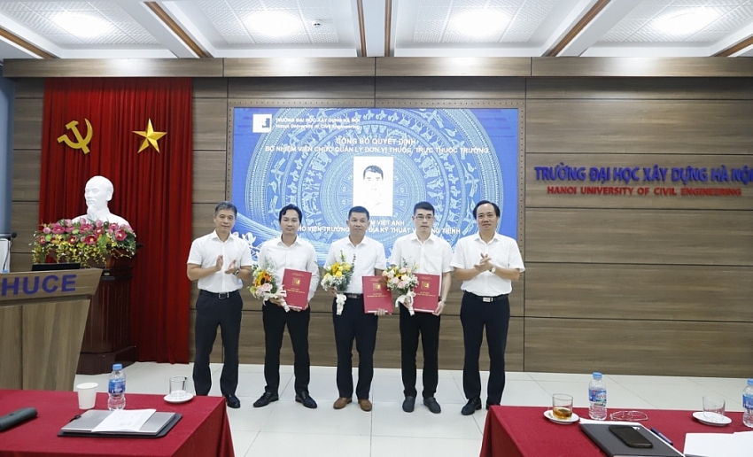 Trường Đại học Xây dựng Hà Nội: Bổ nhiệm Phó Viện trưởng Viện Địa kỹ thuật và Công trình, ra mắt các nhóm chuyên môn