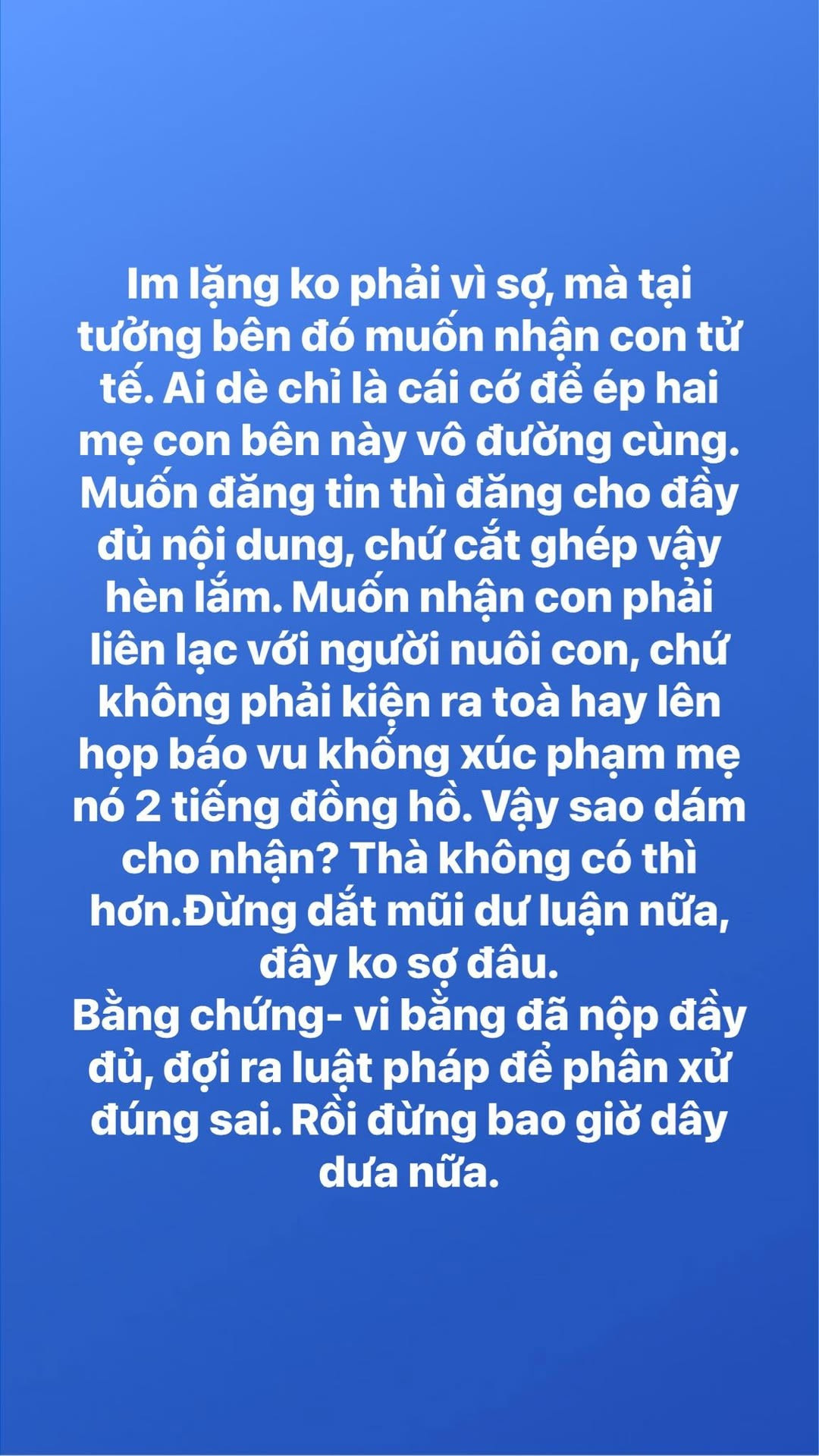 Thiên An gây chú ý khi chia sẻ về giấy khai sinh con