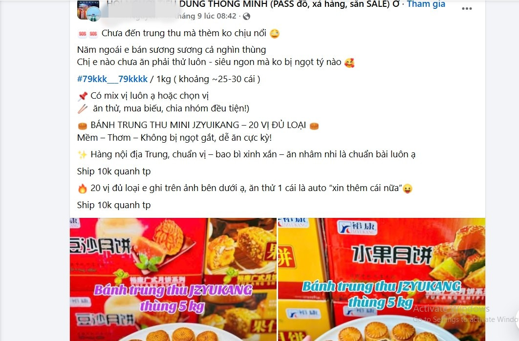 Tràn lan bánh trung thu giá rẻ, cách nào nhận diện bánh an toàn?