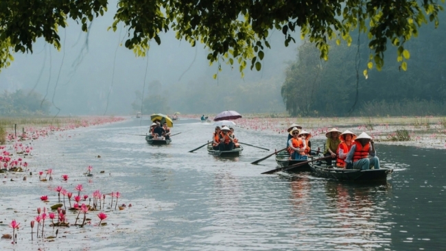 Tam Cốc mùa thu, điểm đến mê hoặc du khách yêu thiên nhiên