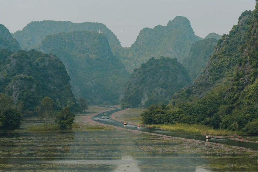 Tam Cốc mùa thu, điểm đến mê hoặc du khách yêu thiên nhiên