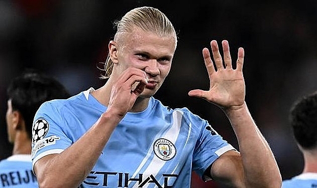 Haaland san bằng kỷ lục của cựu sao Man United