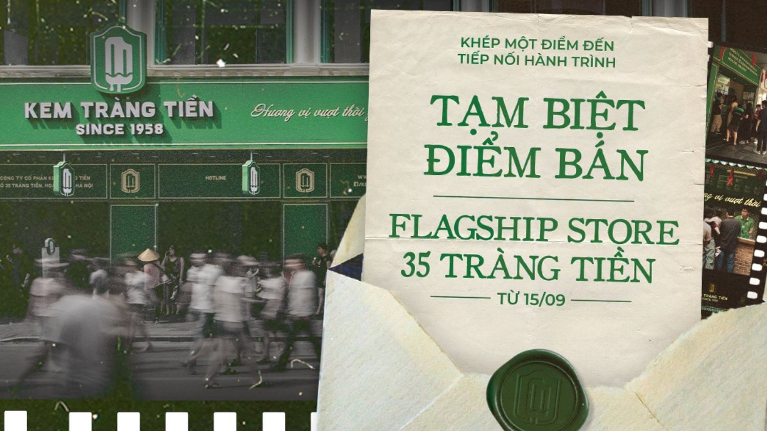 Kem Tràng Tiền đóng cửa cửa hàng 35 Tràng Tiền sau gần 70 năm