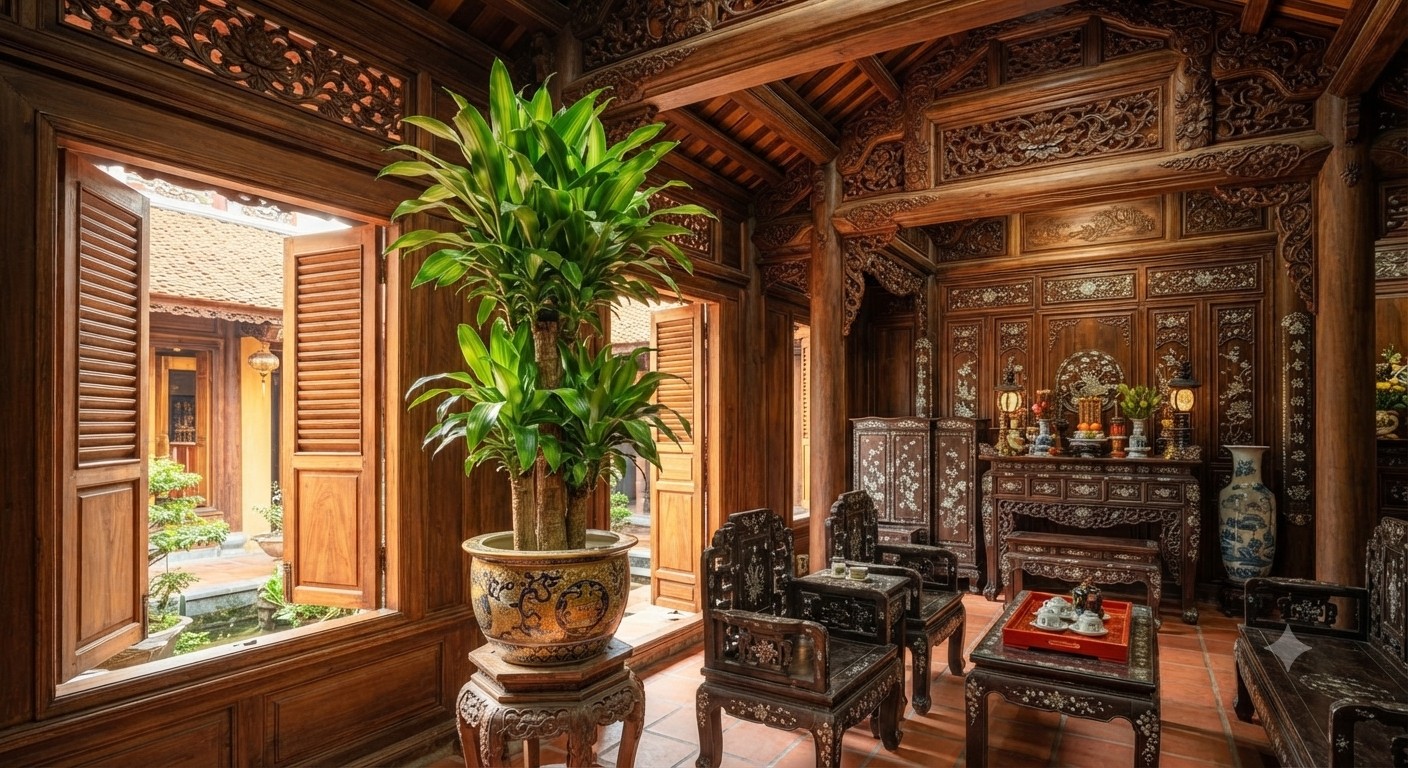 10 loại cây phong thủy trồng trước nhà theo tuổi giúp gia chủ vượng khí