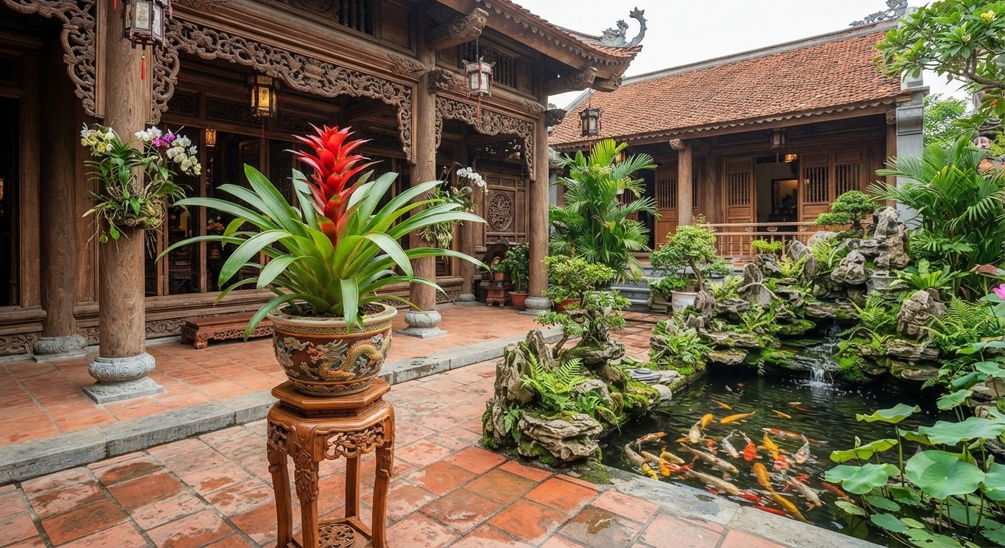 10 loại cây phong thủy trồng trước nhà theo tuổi giúp gia chủ vượng khí