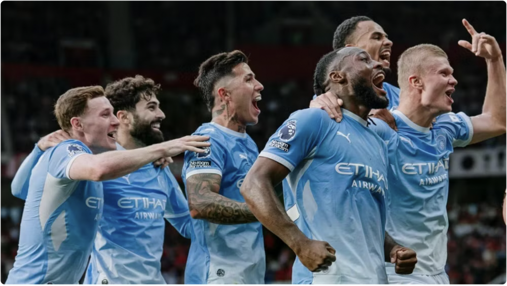 Manchester City giành chiến thắng trong trận derby gặp Manchester United. (Ảnh: MCFC)
