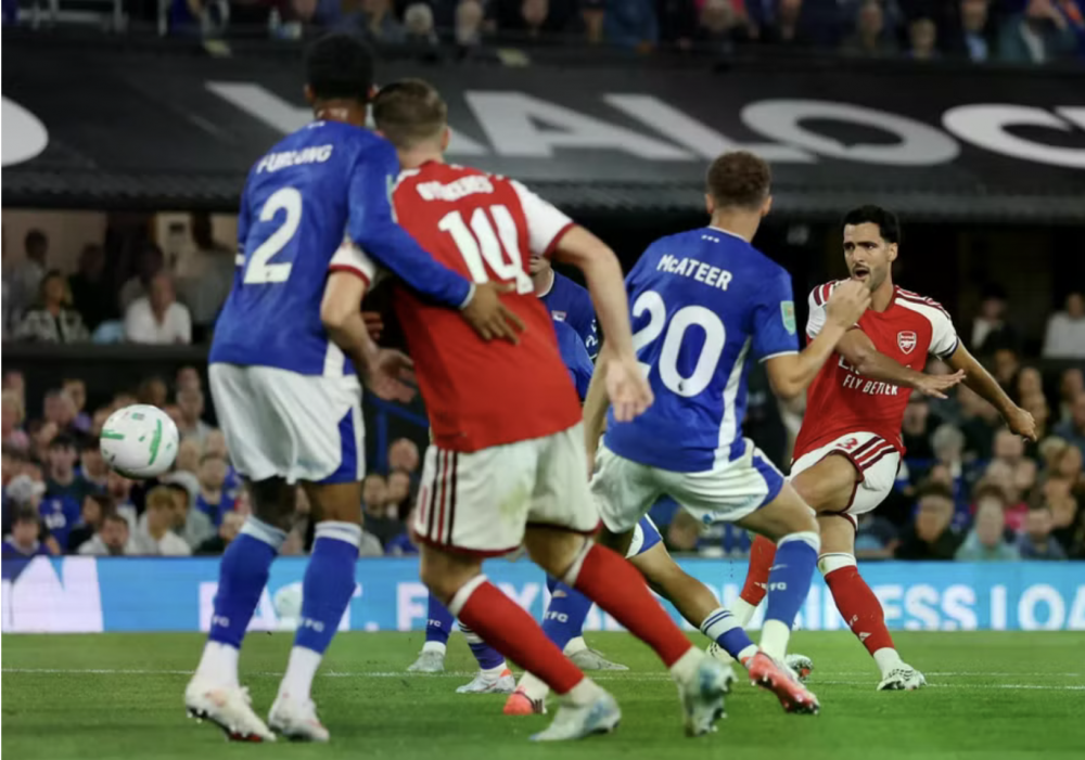 Arsenal chỉ phải gặp đối thủ ở giải hạng dưới tại vòng 4 Cúp Liên đoàn Anh. Ảnh: Getty
