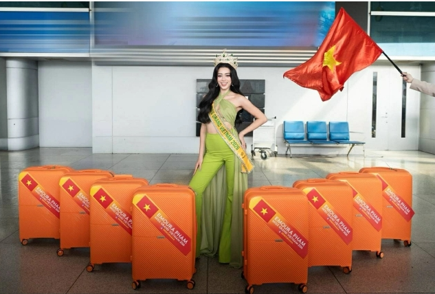 Đại diện Việt Nam lên đường dự Miss Grand International 2026