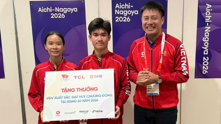 Việt Nam giành những tấm Huy chương đầu tiên tại Asian Games 2026