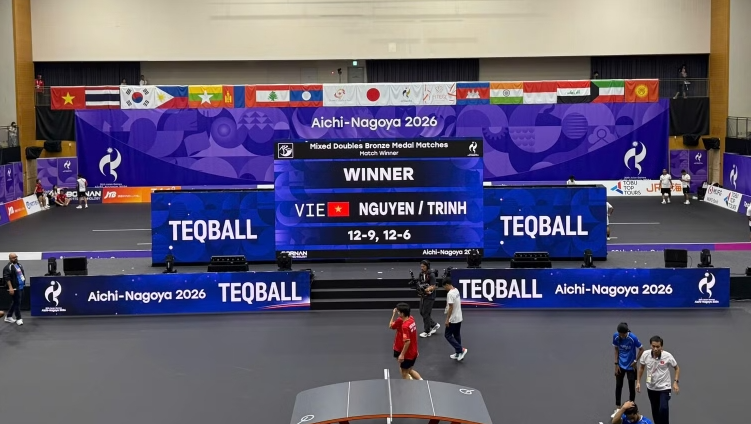 Việt Nam giành những tấm Huy chương đầu tiên tại Asian Games 2026