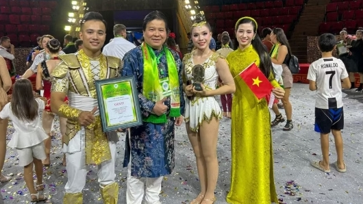 Cặp đôi xiếc Việt giành giải Vàng tại Liên hoan Xiếc quốc tế