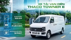 Thaco ra mắt xe tải van điện đầu tiên mang thương hiệu riêng