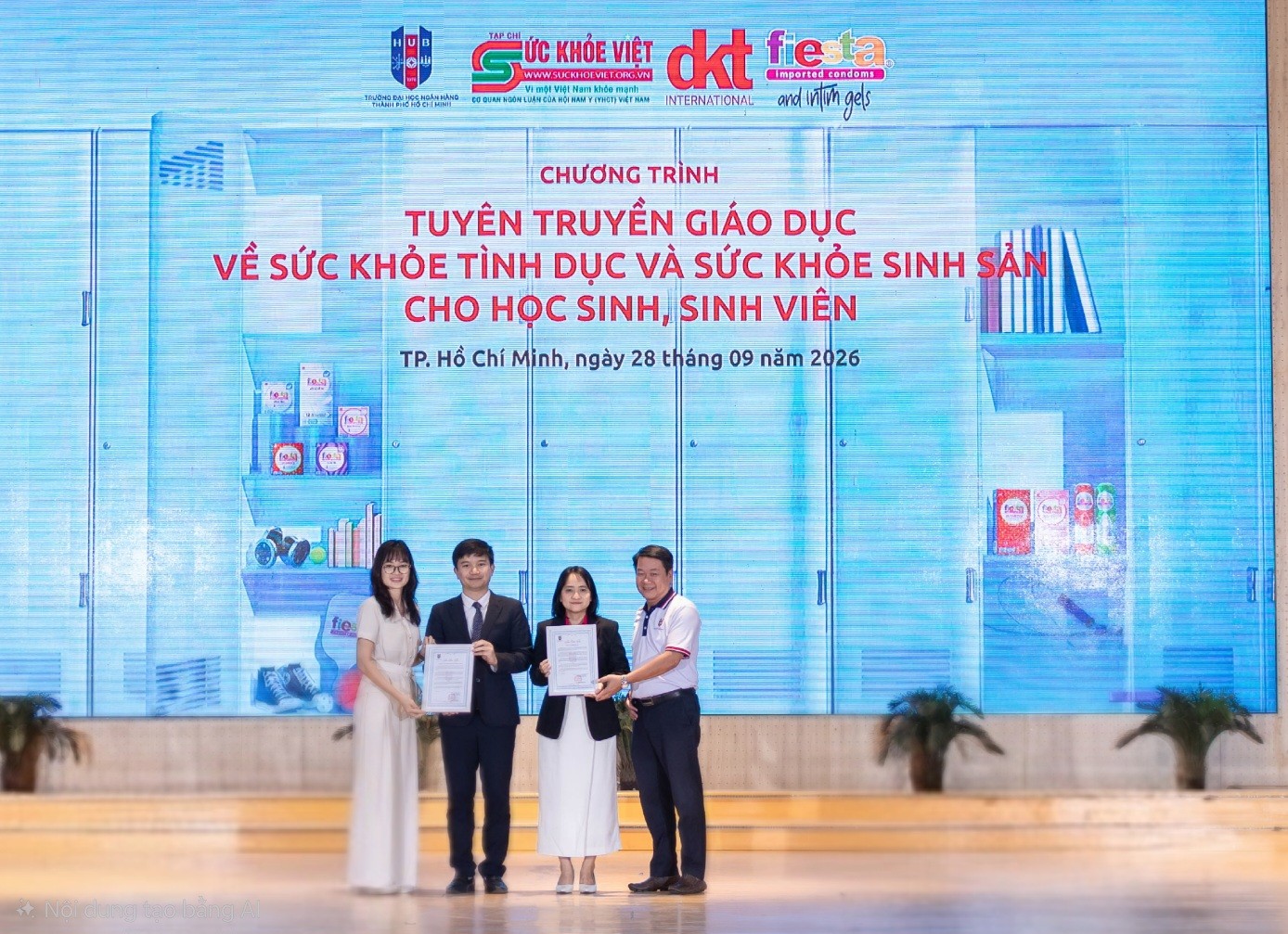 Trường Đại học Ngân hàng TP.HCM với chương trình truyền thông giáo dục Sức khỏe Tình dục và Sức khỏe Sinh sản “Chuyện khó nói to”