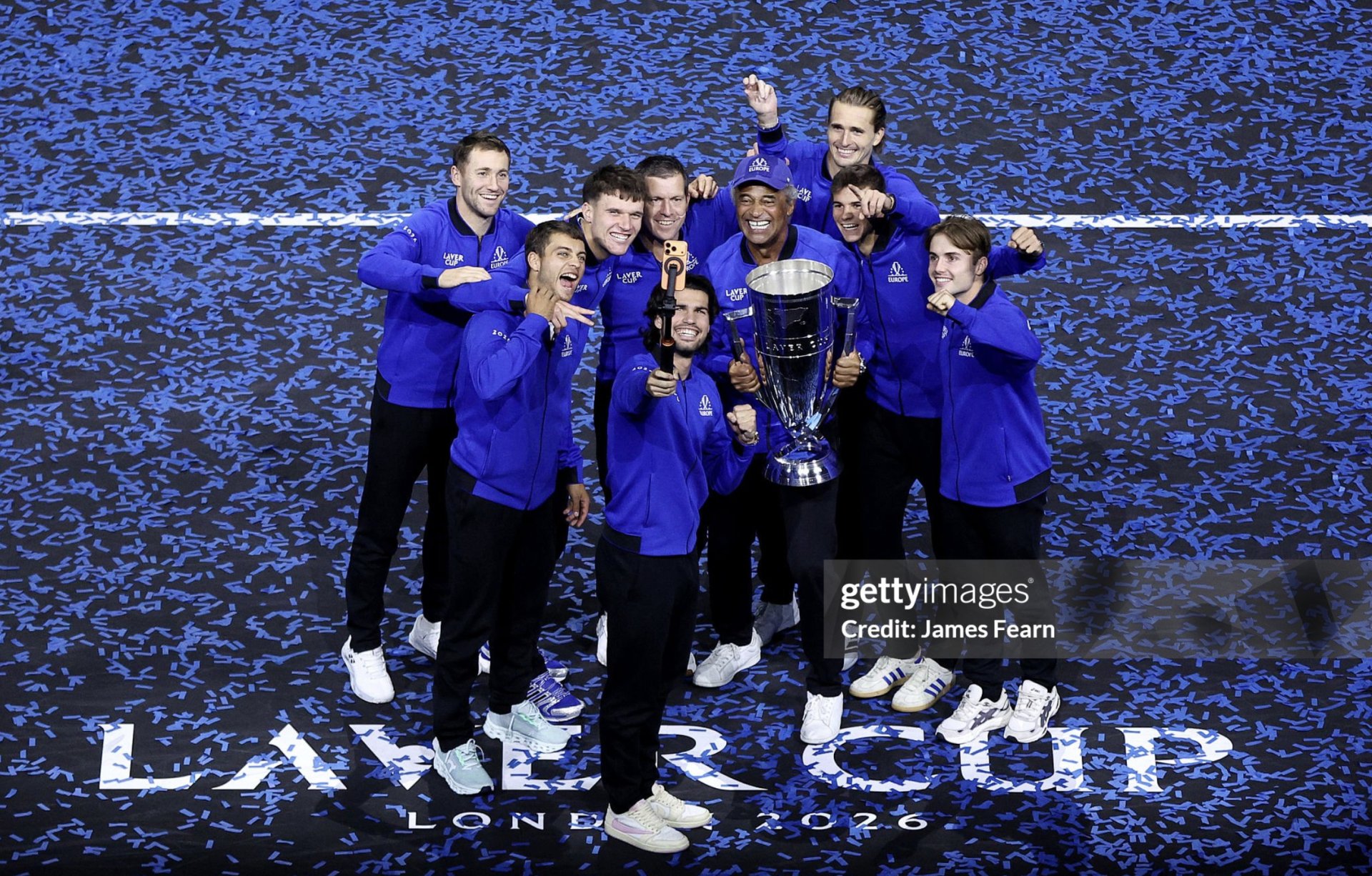 Zverev giúp đội tuyển châu Âu vô địch Laver Cup 2026