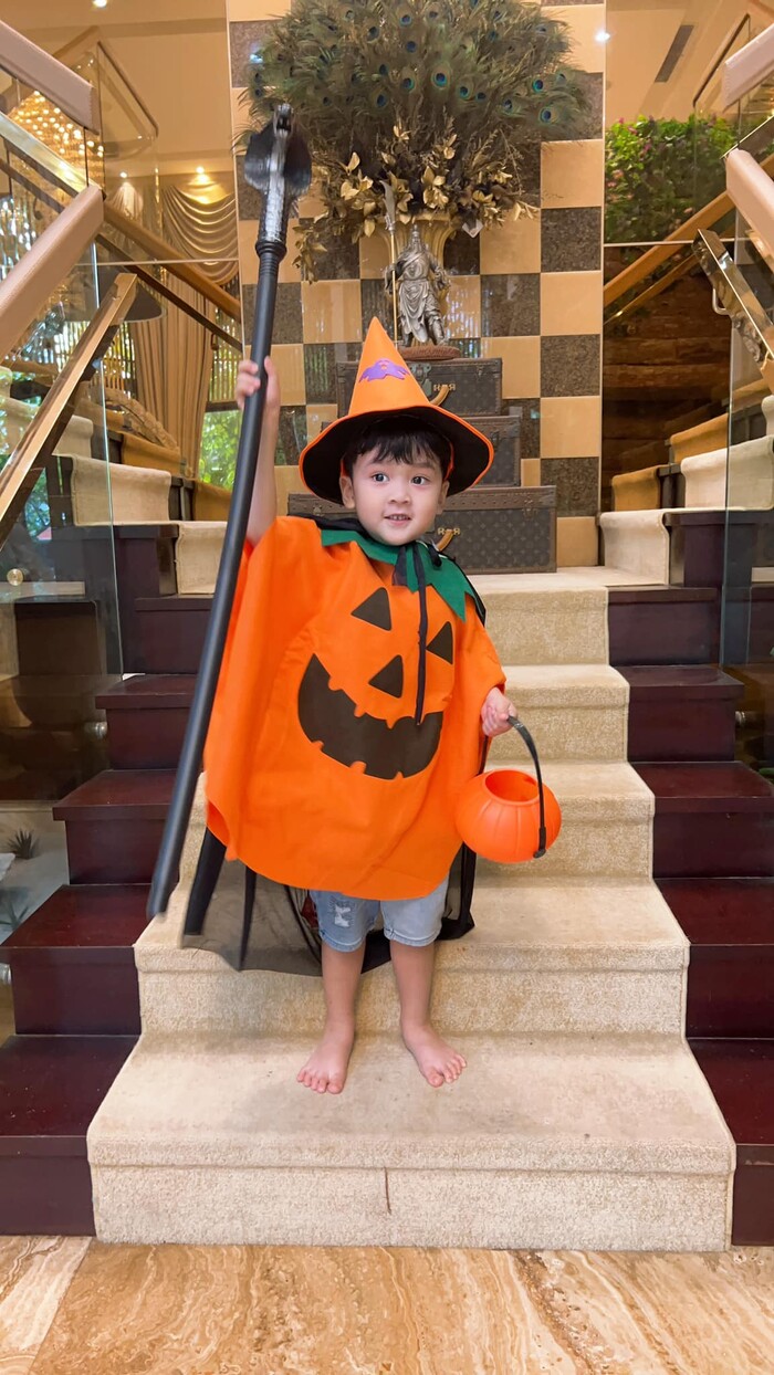 Con nhà sao Việt nô nức cosplay đón Halloween, Polo quý tử nhà Đàm Vĩnh Hưng gây sốt vì quá đáng yêu