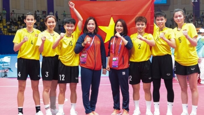 Đội tuyển cầu mây Việt Nam giành thêm huy chương bạc ASIAD 19
