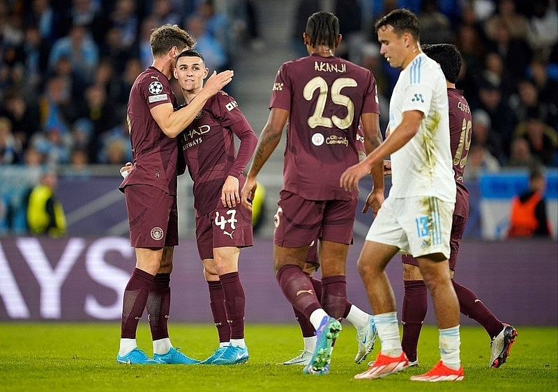 Man City thắng đậm tại Champions League