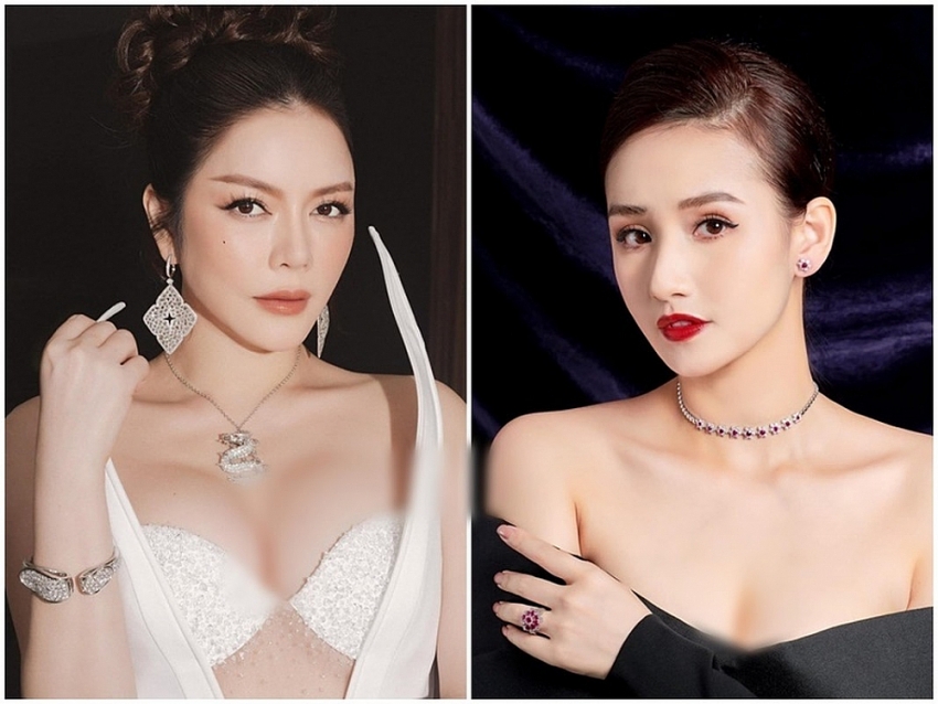 Đọ sắc hai “bà trùm kim cương Vbiz” Lý Nhã Kỳ - Lã Thanh Huyền Đọ sắc hai “bà trùm kim cương Vbiz” Lý Nhã Kỳ - Lã Thanh Huyền