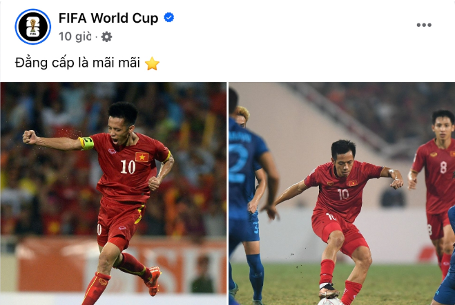 Tiền đạo Văn Quyết được FIFA vinh danh