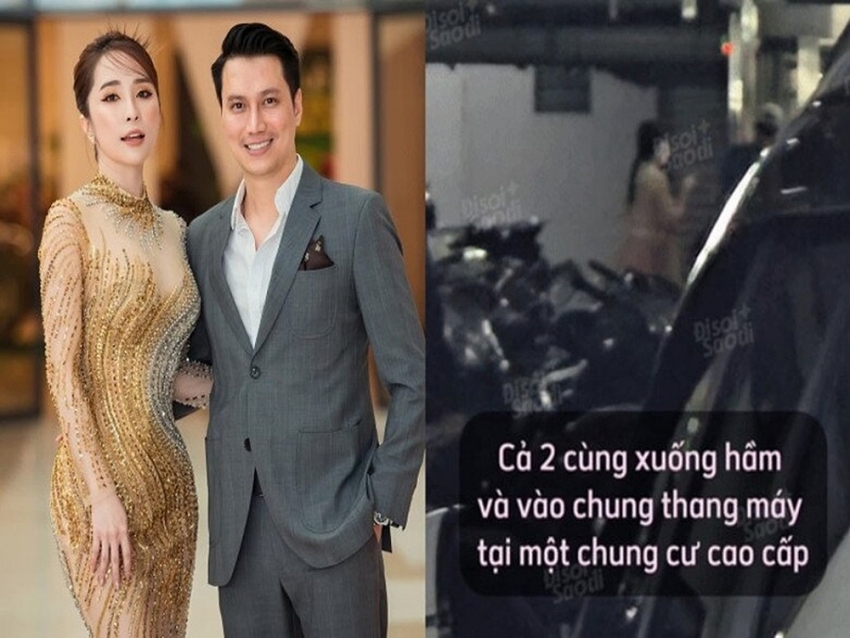 Quỳnh Nga - Việt Anh tình tứ trước khi lộ ảnh về cùng chung cư