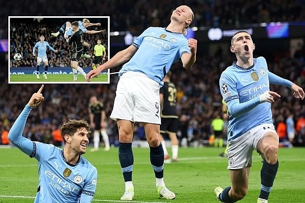 Khoảnh khắc Halaand giúp Man City vùi dập đối thủ ở Champions League