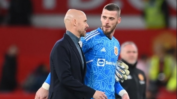 De Gea tinh tế gửi thông điệp chế giễu HLV Ten Hag?