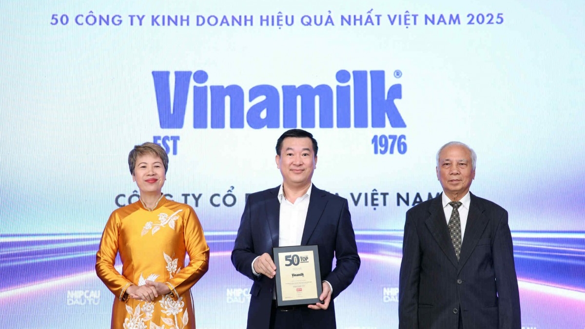 Vinamilk khẳng định bản lĩnh tiên phong qua bảng xếp hạng TOP50 năm 2025