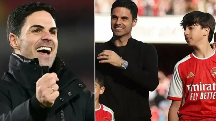 Con trai HLV Mikel Arteta tỏa sáng ở đội U17 Arsenal