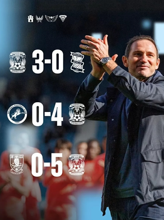 Khởi đầu như mơ, Coventry City của HLV Lampard lập kỳ tích