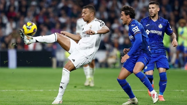 Chiến thắng nhọc nhằn của Real Madrid trước Getafe: Mbappe lại sắm vai người hùng